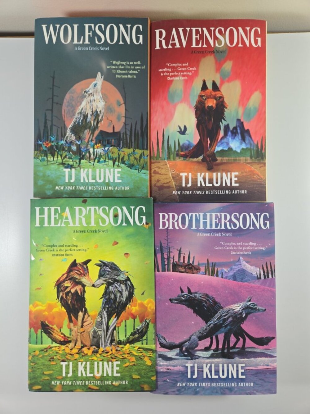 TJ Klune Green Creek Novel Complete Series TOR Lot of 4 Books Fantasy Romance